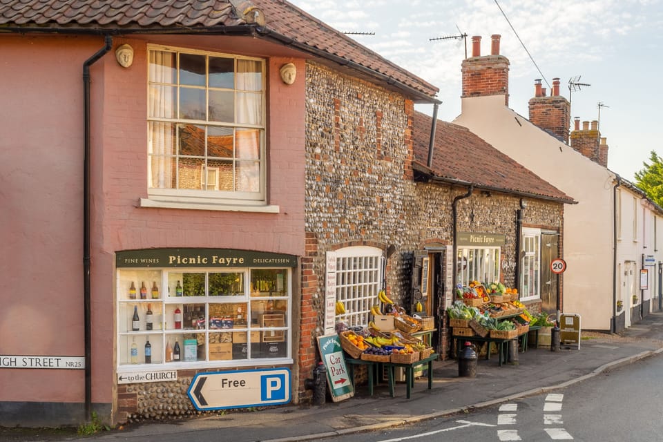 Lovely independent shops at Cley