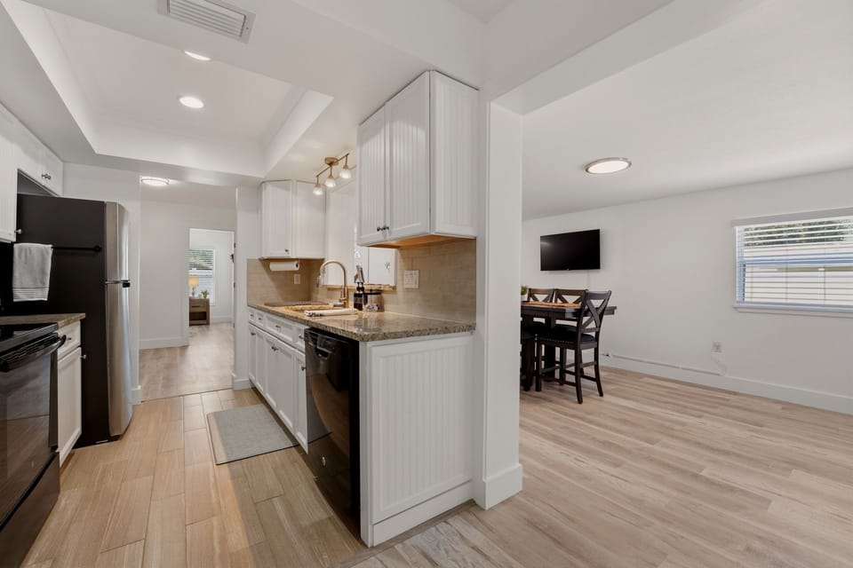 Fully stocked kitchen designed to make vacation dining easy