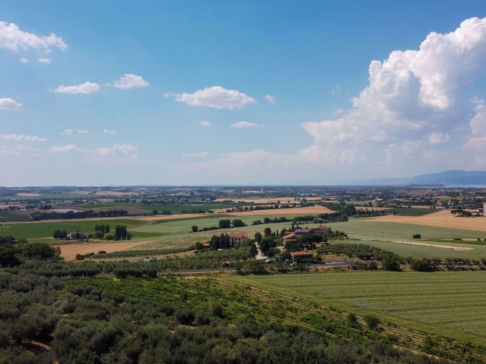 Sky, Daytime, Green, Horizon, Plain, Grassland, Ecoregion, Field, Cloud, Landscape