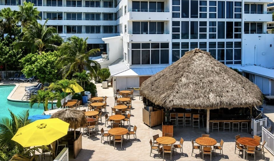 Tiki Bar on the beach!