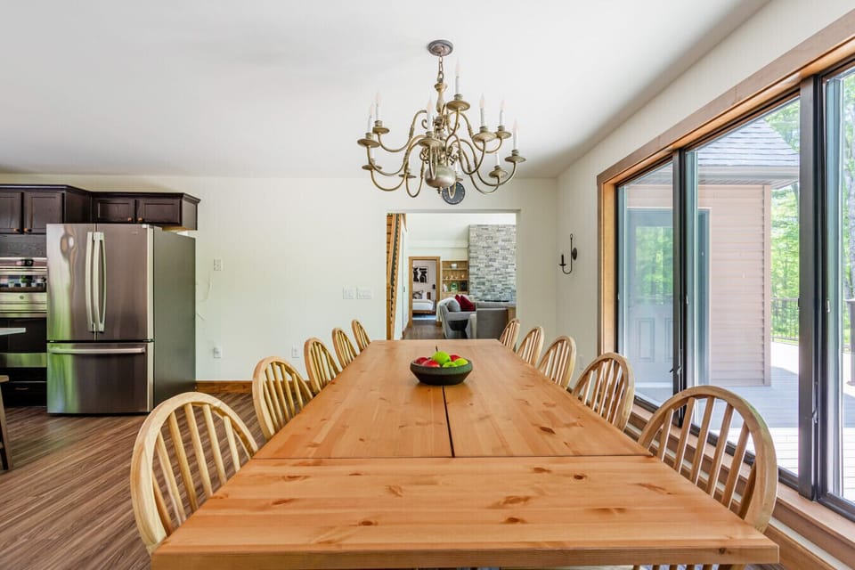 Gather, linger, and share a meal - this sunlit dining space is perfect for memorable dinners