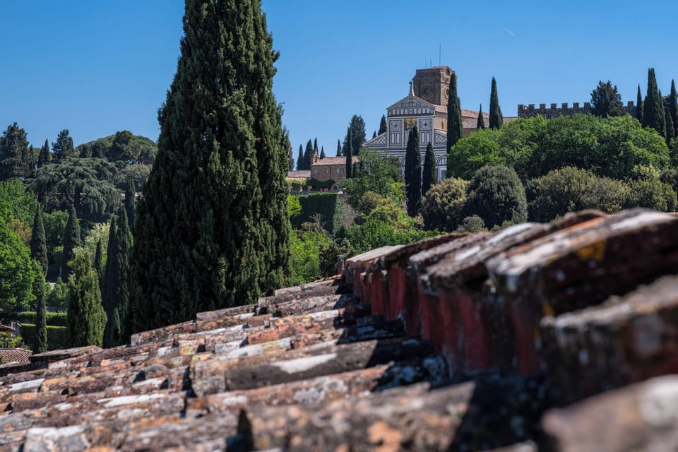 View of San Miniato from the villa.