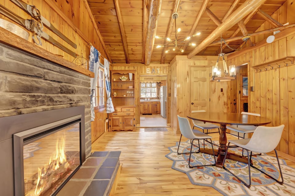The open-concept layout keeps everyone connected whether cooking, dining, or relaxing.