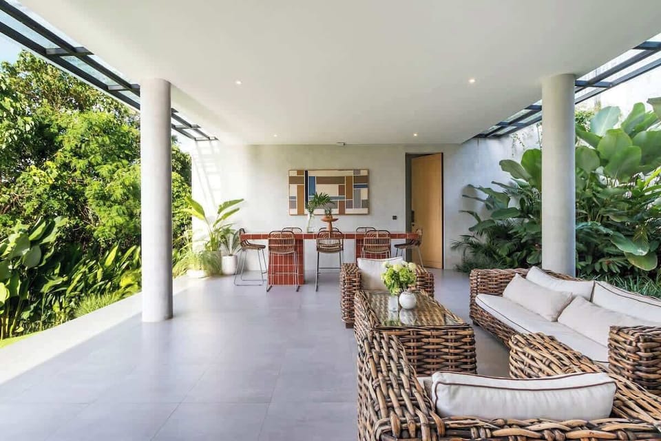 Outside seating area