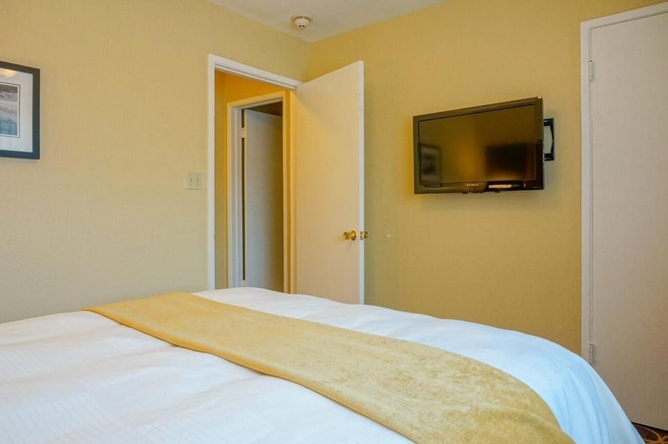 Drift off after a long day in a quiet, cozy room.