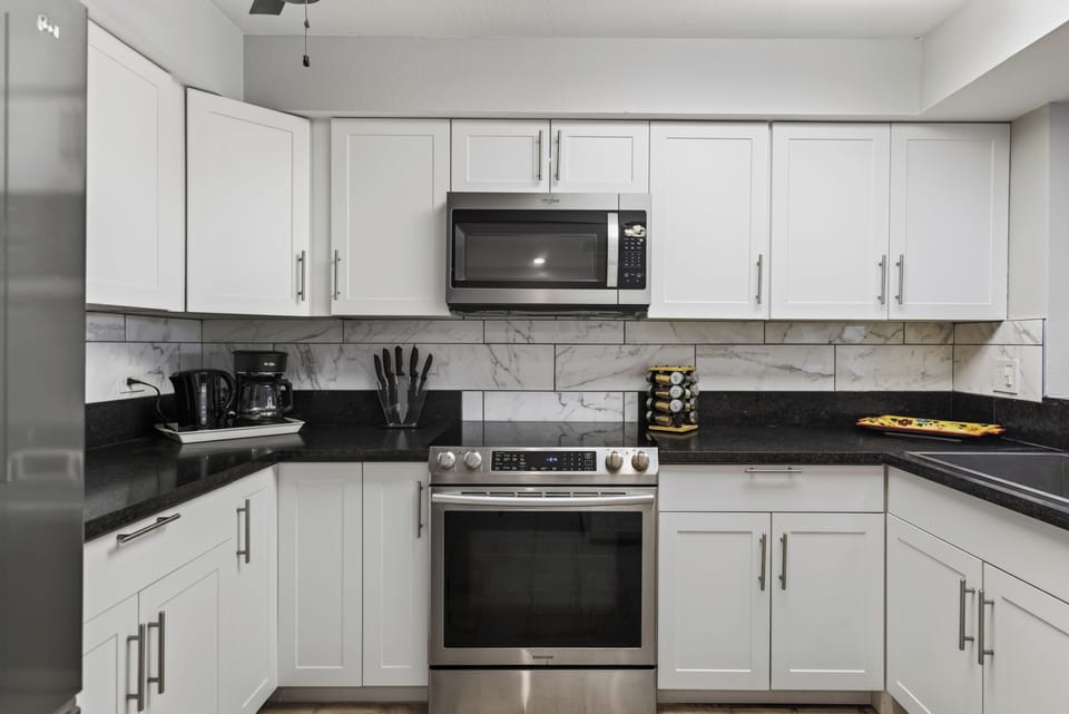 The Kitchen features new appliances and lots of counter top space