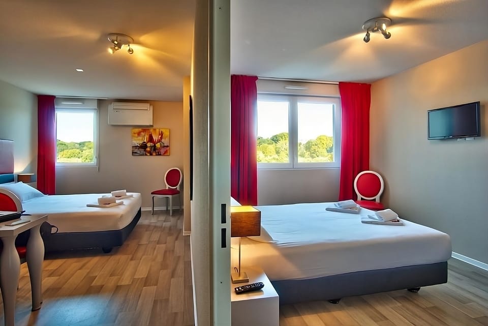 Bedroom. Interior and views may vary based on location and availability.
