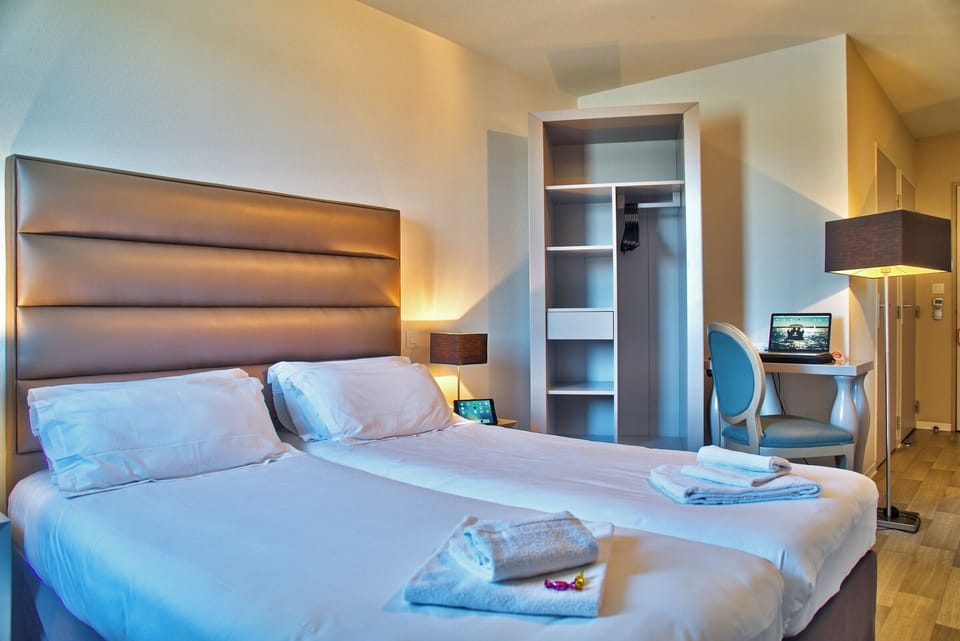 Bedroom. Interior and views may vary based on location and availability.