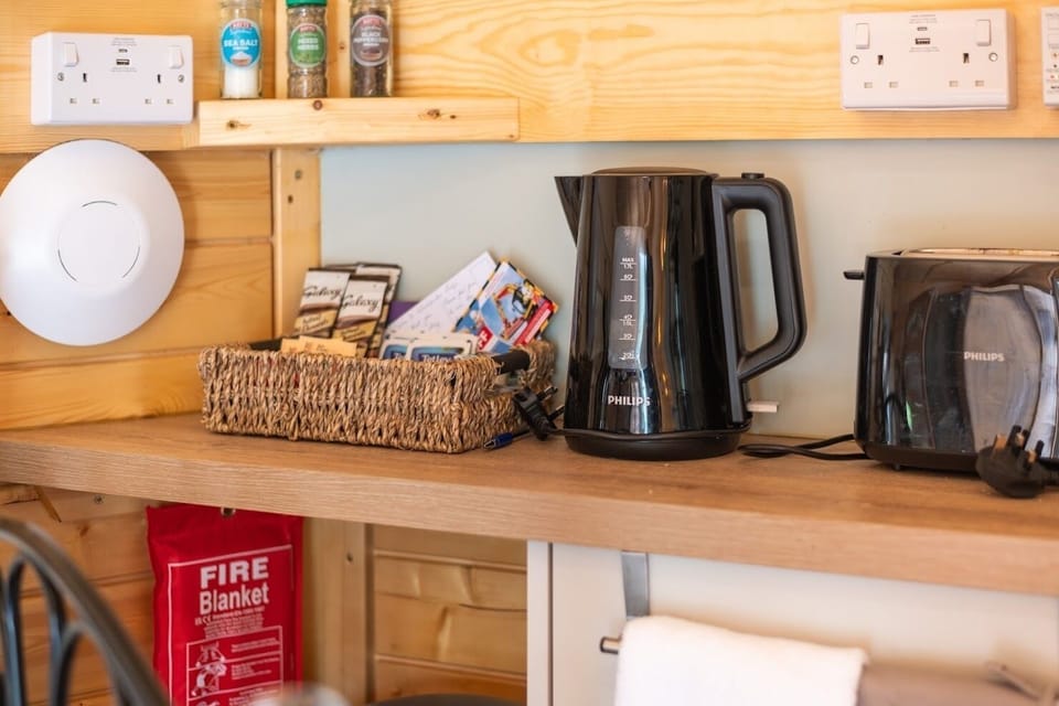 Woodpecker Lodge -kitchenette