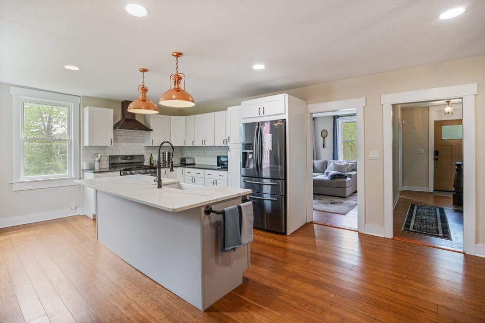 Floor, Flooring, Hardwood, Indoors, Kitchen