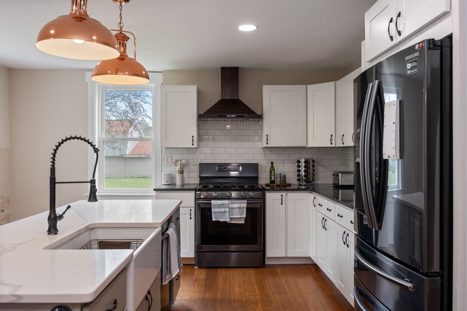 Indoors, Kitchen, Appliance, Refrigerator, Sink