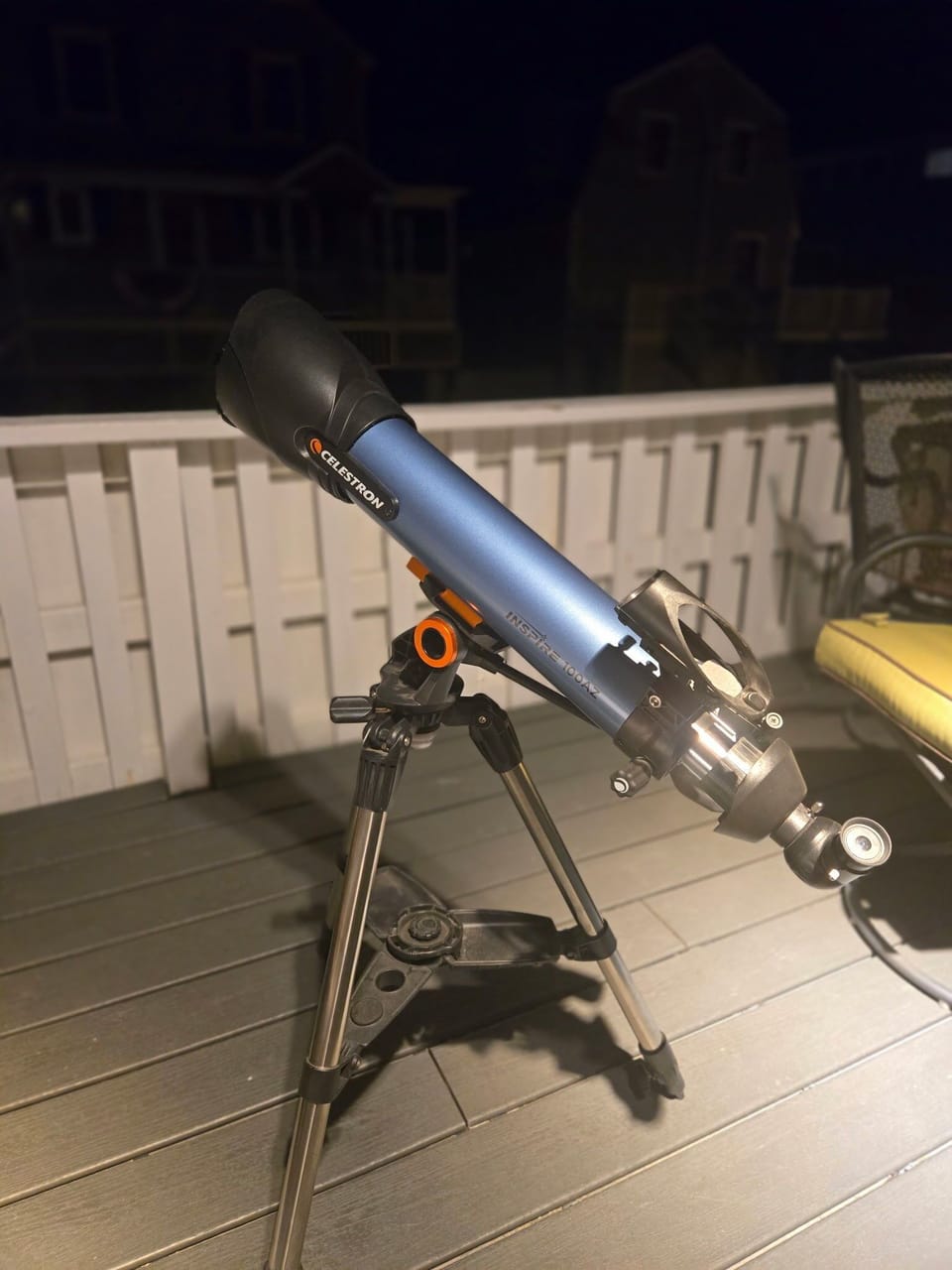 Private deck with telescope for unforgettable nighttime stargazing