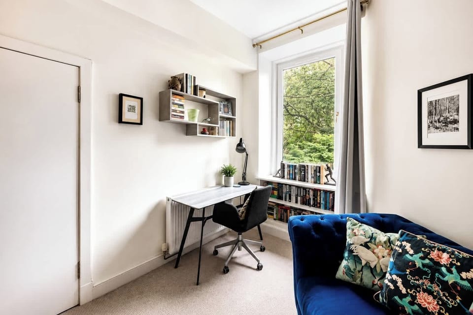 The living room 