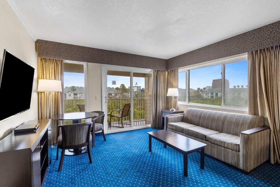 Relax in a cozy living area, where natural light and serene decor invite you to unwind.