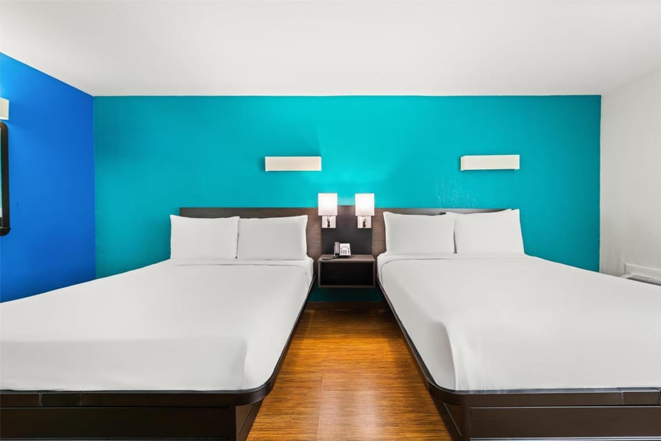 Bedroom. Interior and views may vary based on location and availability