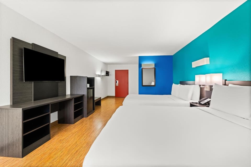 Bedroom. Interior and views may vary based on location and availability