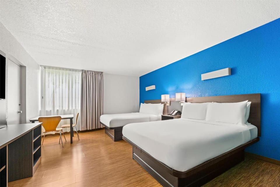 Bedroom. Interior and views may vary based on location and availability
