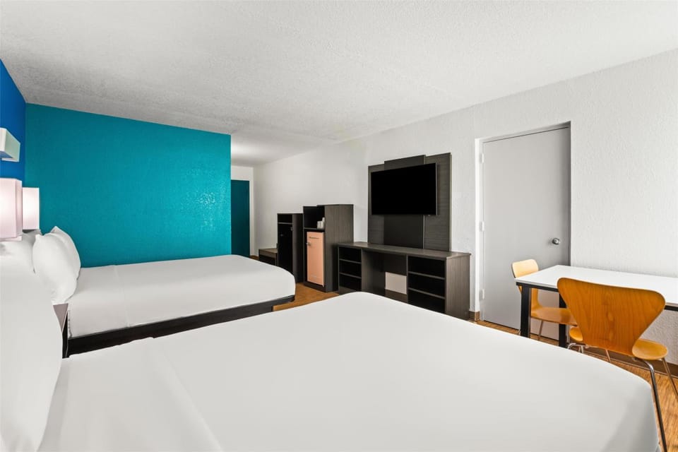 Bedroom. Interior and views may vary based on location and availability