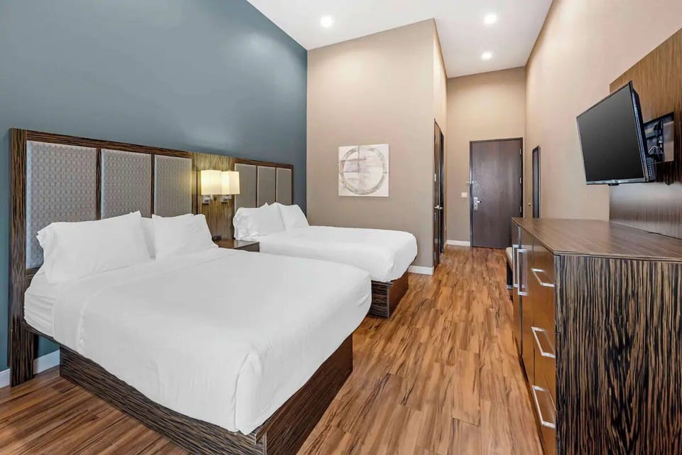 Bedroom. Interior and views may vary based on location and availability.