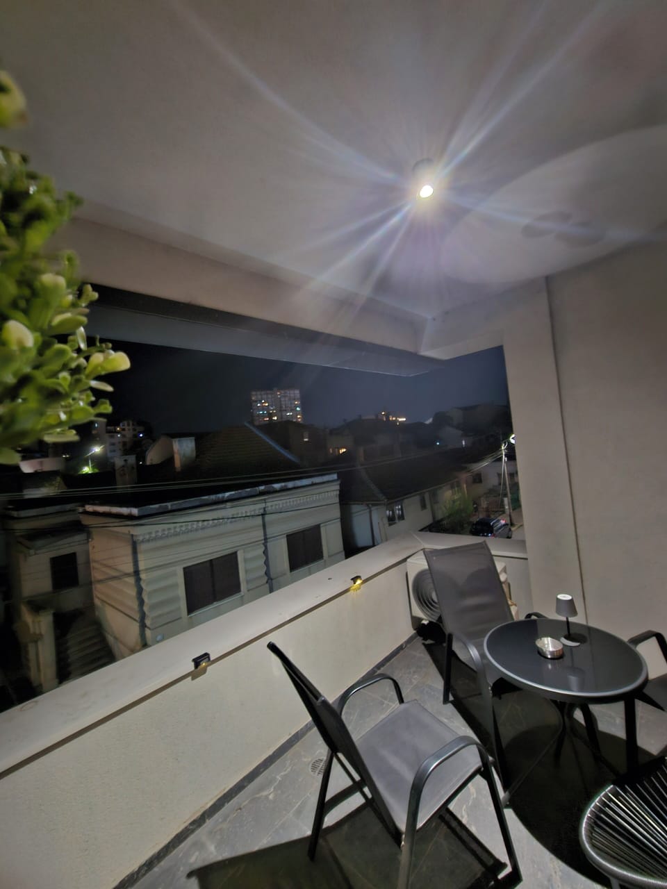  terrace patio, balcony, outdoor, outdoor dining, dining table, unit views