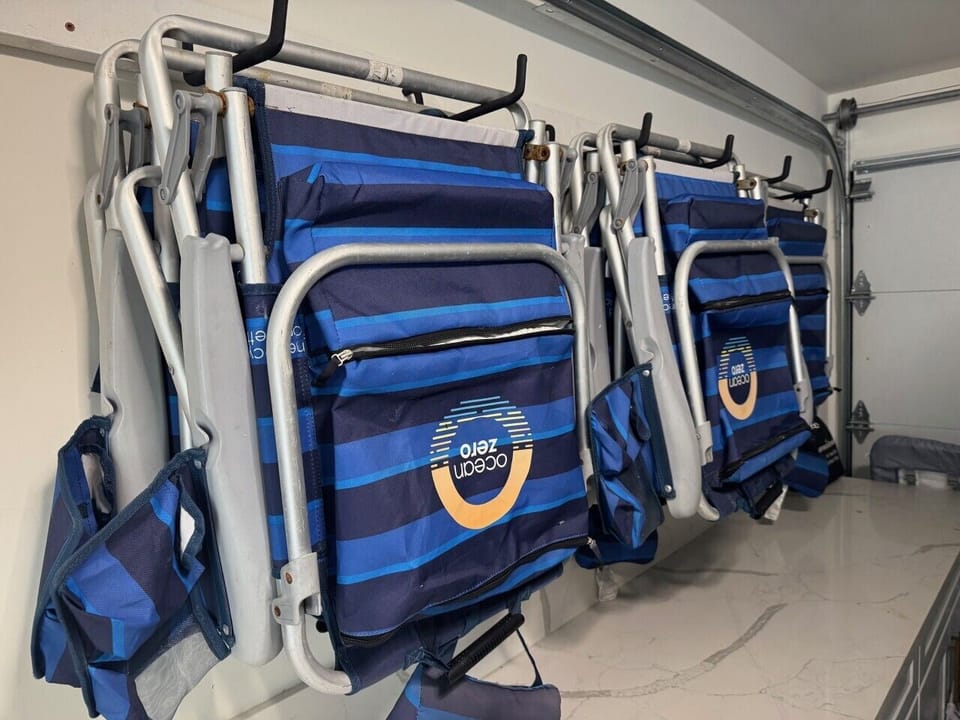 Beach chairs for the family! First come first serve!