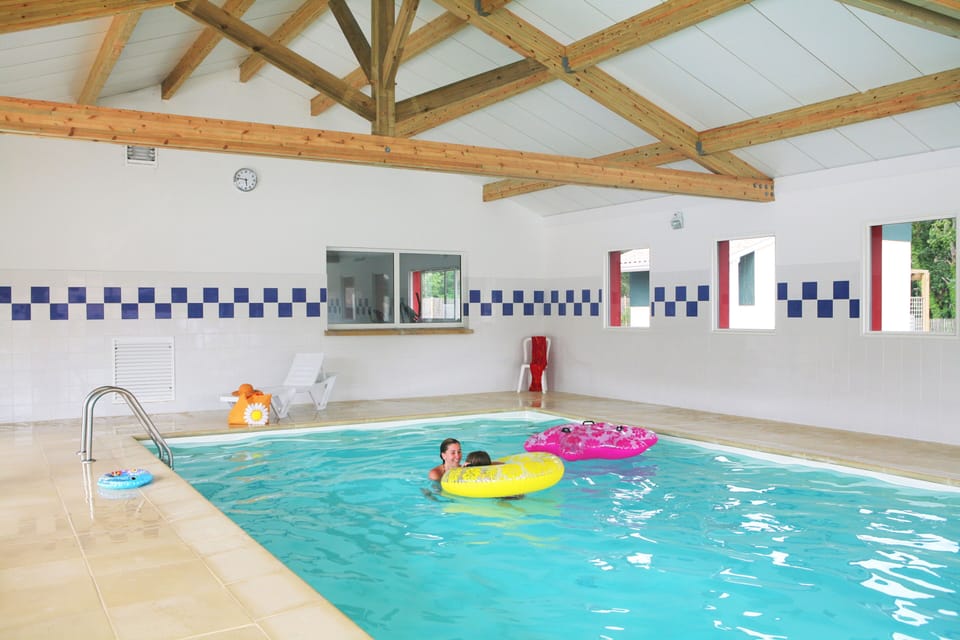 Little ones love the calm, warm waters of the indoor pool — a safe and joyful space just steps from your accommodation.