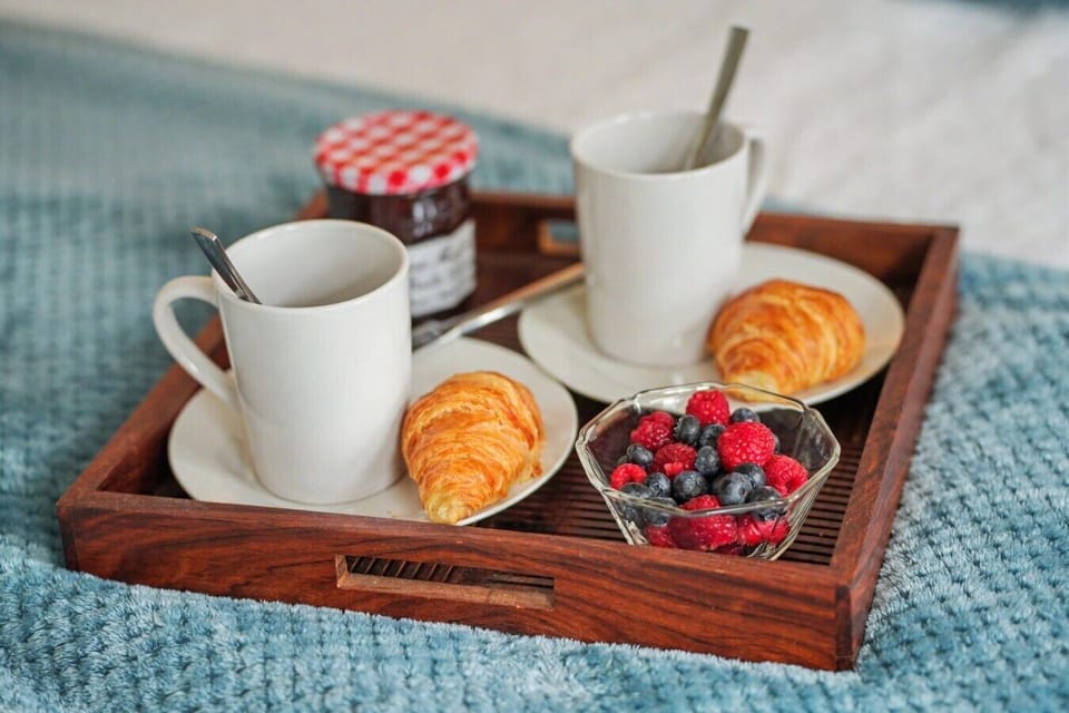 Breakfast Tray | Coffee & Pastries | Fresh Berries