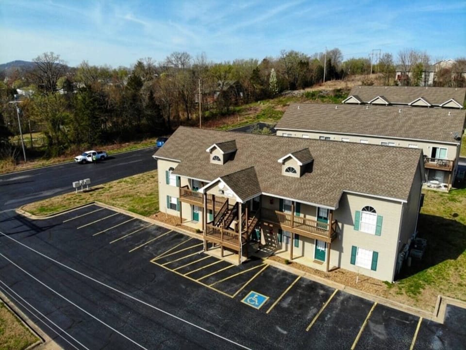 A view of the condo building the unit is located in.  Building is approximately 250' to the lake and is 2nd tier from the water.