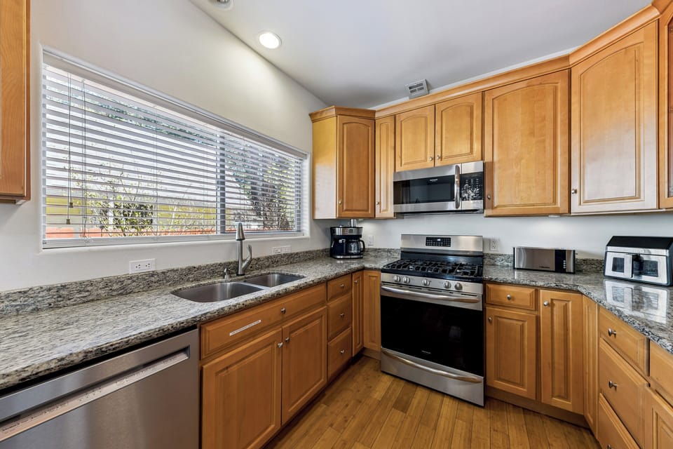 The kitchen will make meal prep a breeze