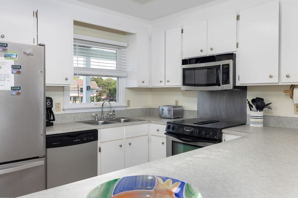 Your fully equipped kitchen is ready for mealtime