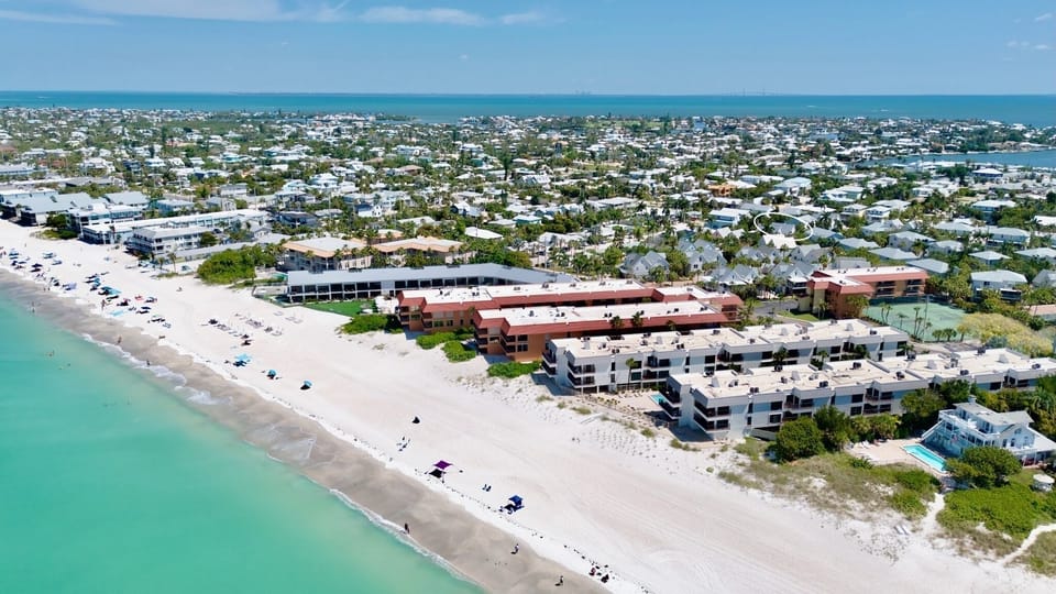 Aerial View - Palm Breeze by Anna Maria Vacations