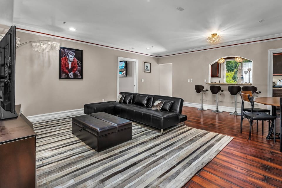 Open Floor Plan Living and Dining Space