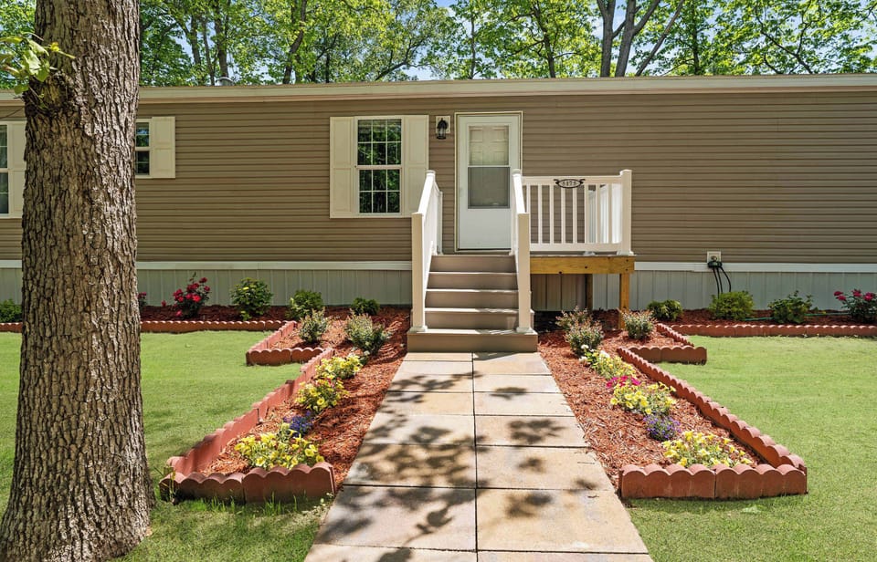 Step into your timber tucked retreat!