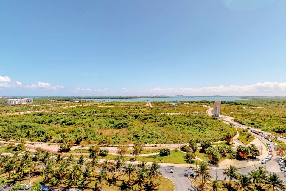 Aerial view of the surroundings