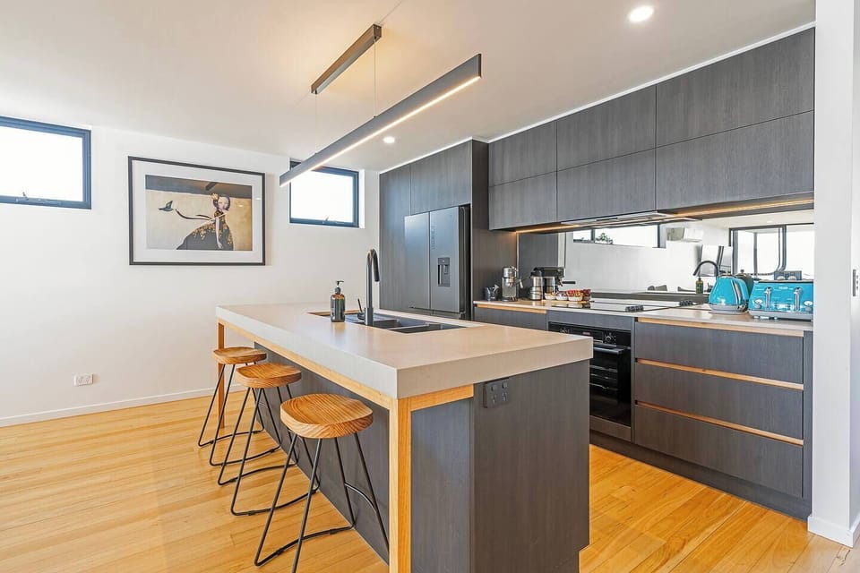 Cook with ease in the full kitchen, complete with quality appliances, generous bench space, and a practical layout.