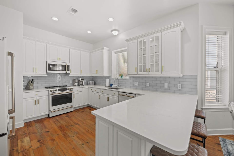 Cook up family favorites in this beautifully designed kitchen.