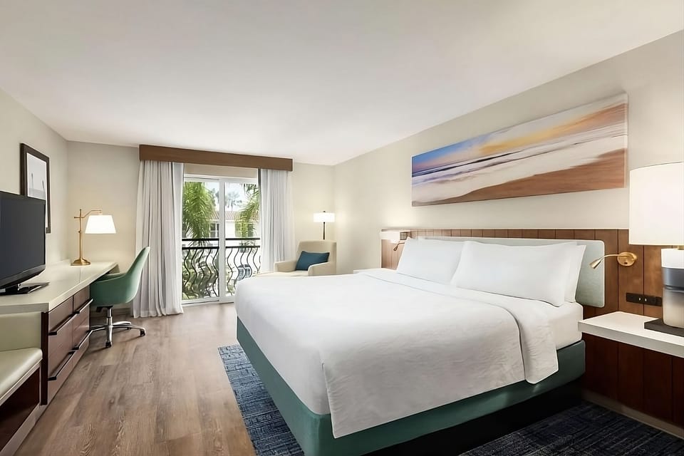 Bedroom. Interior and views may vary based on location and availability