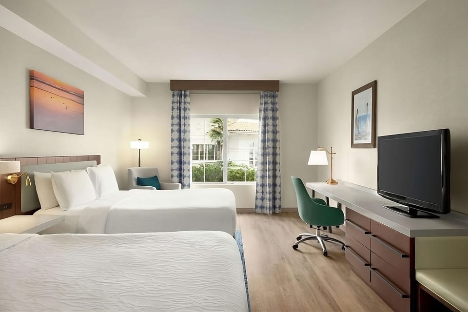 Bedroom. Interior and views may vary based on location and availability
