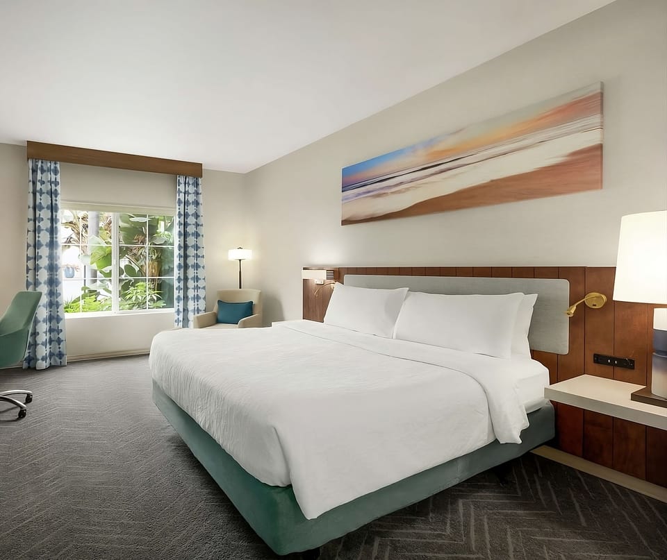 Bedroom. Interior and views may vary based on location and availability