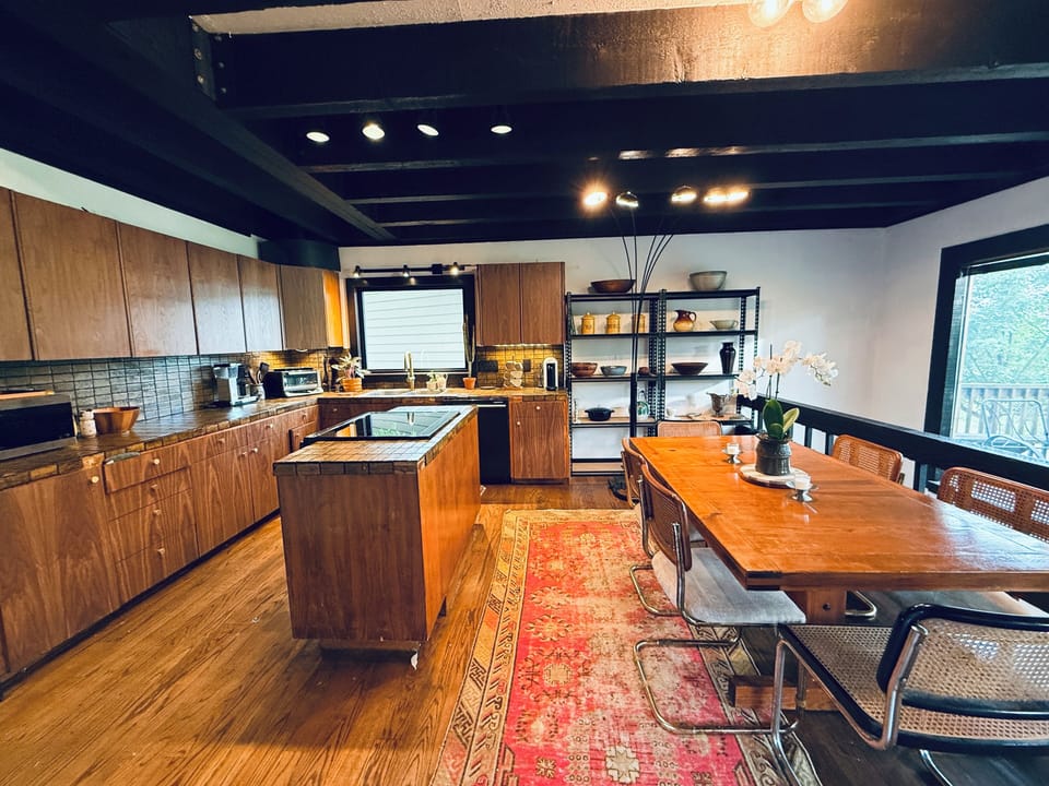 Gourmet Kitchen adjacent to Living Room.