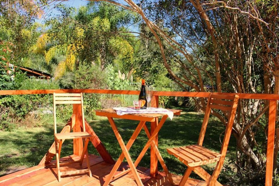 enjoy a bottle of wine on your private terasse!