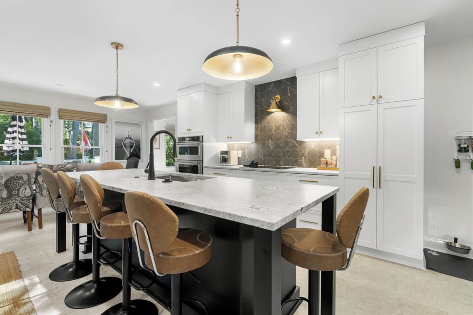Contemporary space perfect for cooking, gathering, and everyday living.