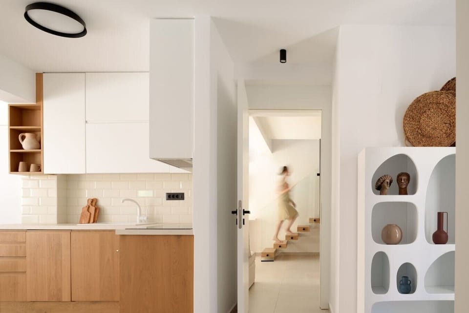 Bright, modern space to relax with a fresh cup of coffee.