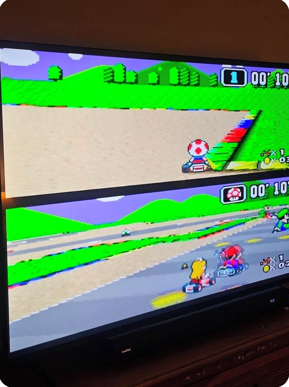 To play this,  hit the input button on the TV remote and select HDMI 2. HAVE FUN!
