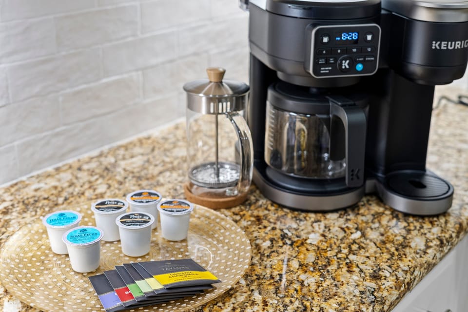 A cozy little corner for your morning ritual—whether it’s a quick coffee before the day begins or a quiet moment to ease into the morning.