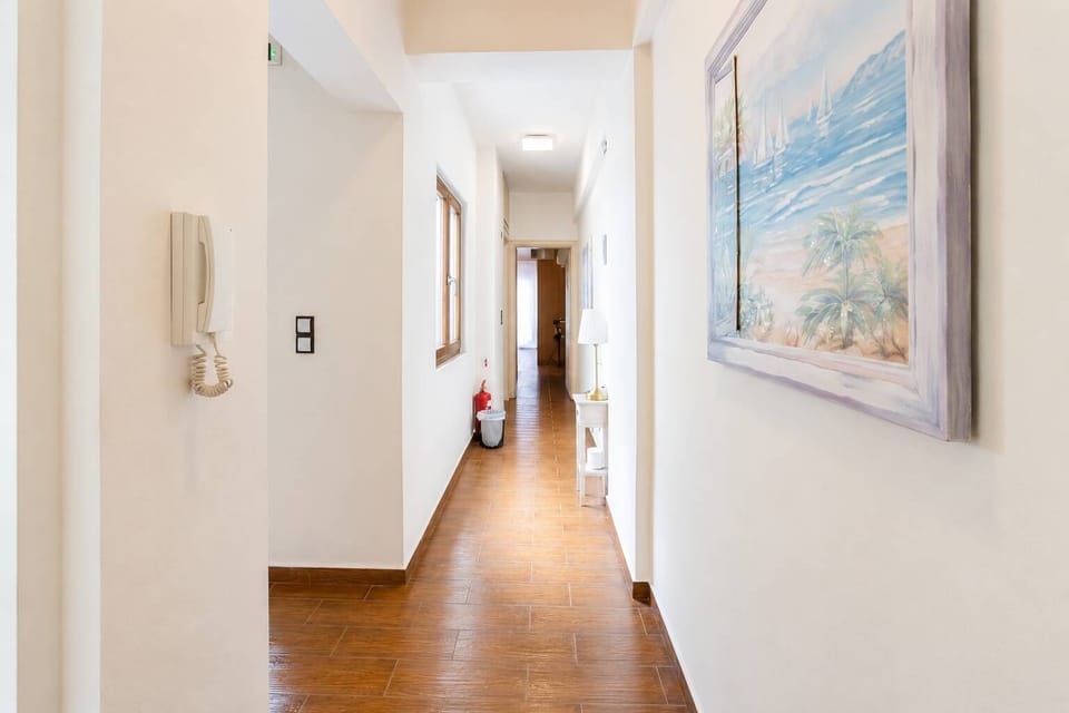 Bright and airy hallway area