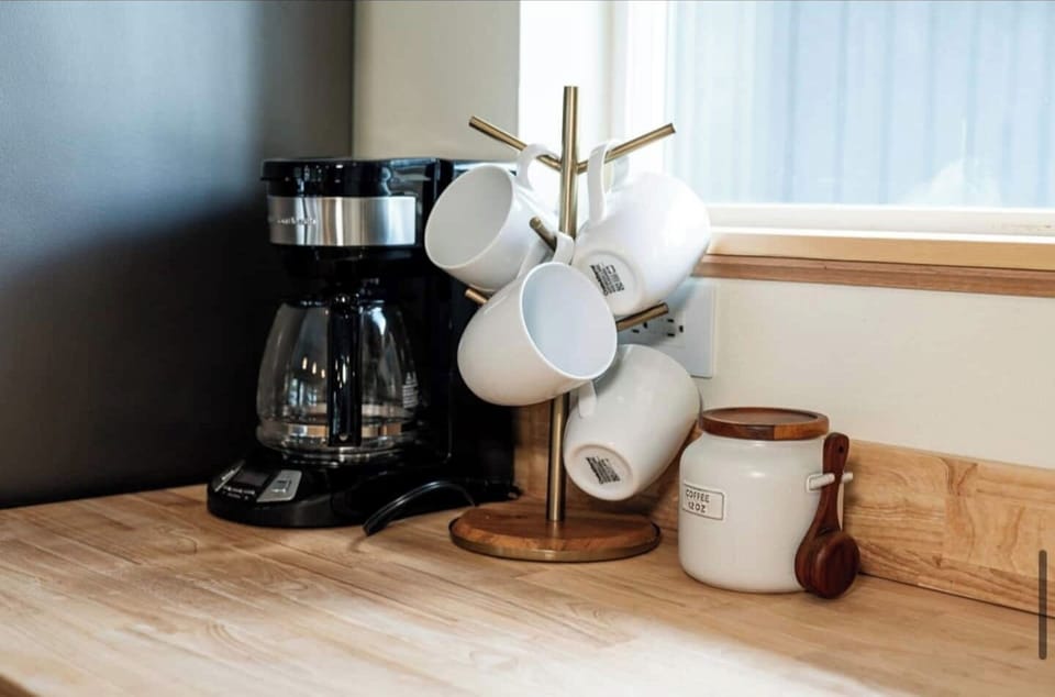 coffee is fully stocked and ready for your morning cup of jo