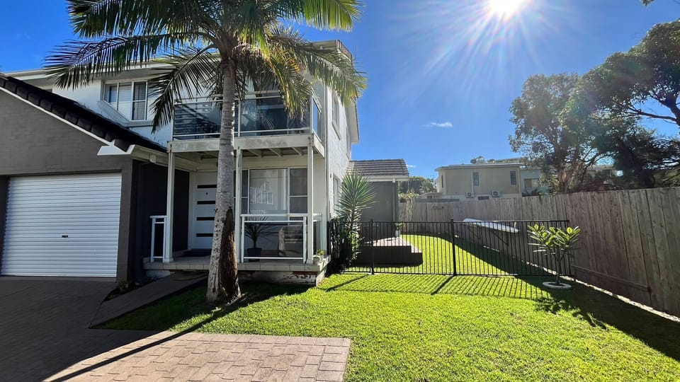 Front of Unit and backyard