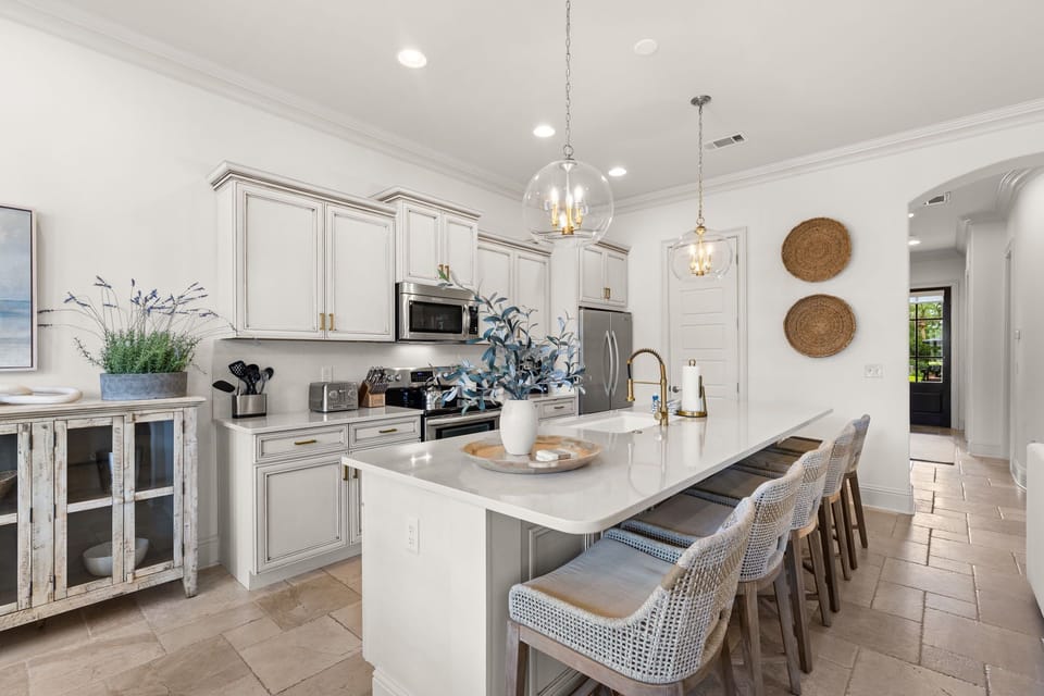 Kitchen with Bar Seating