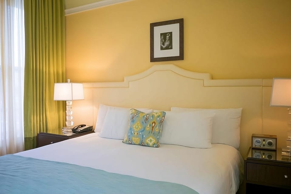 Drift off into cloud-soft pillows and freshly made sheets.